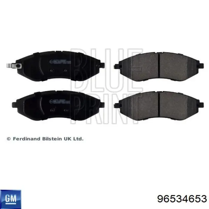 Колодки General Motors 96534653 цена, от 15.14 USD