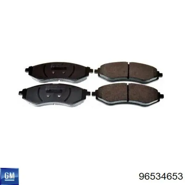 Купить 96534653 General Motors Колодки тормозные
