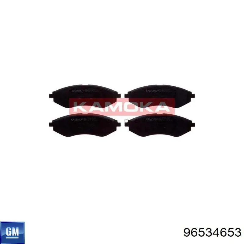 Тормозные колодки General Motors 96534653