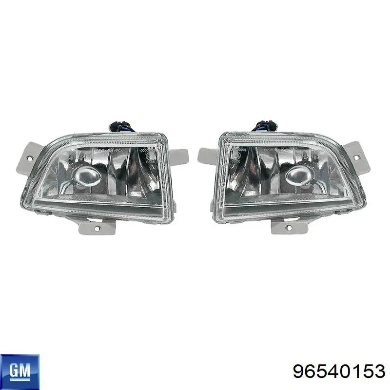 Фара противотуманная левая 96540153 Opel