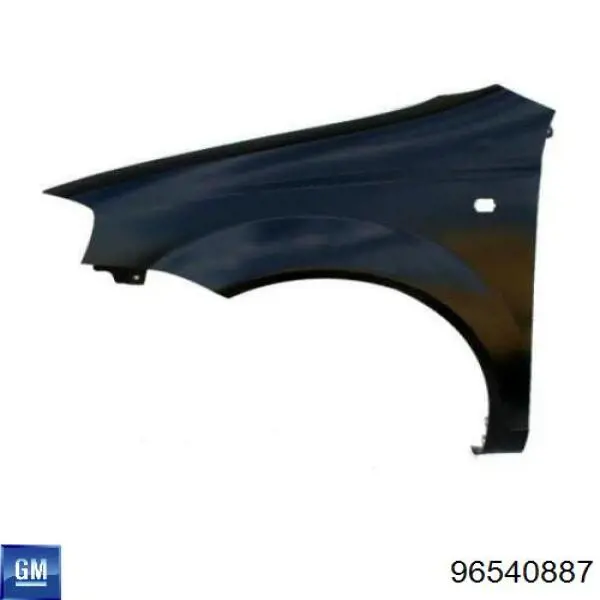 Купить 96540887 General Motors Крыло переднее левое