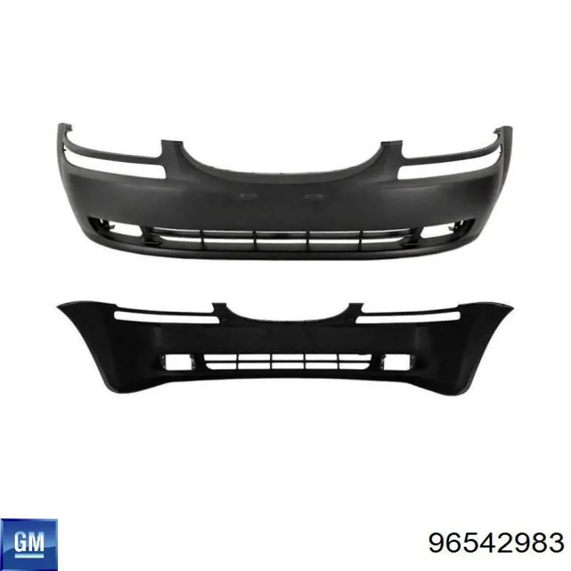 Купить 96542983 General Motors Буфер (бампер) передний