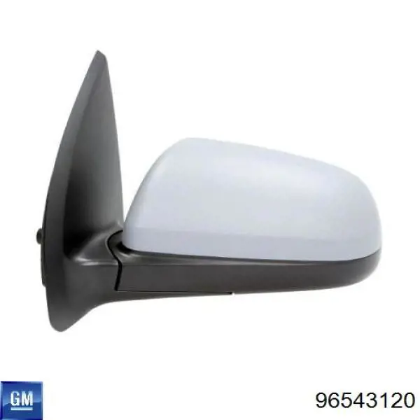 Левое боковое зеркало 96543120 General Motors