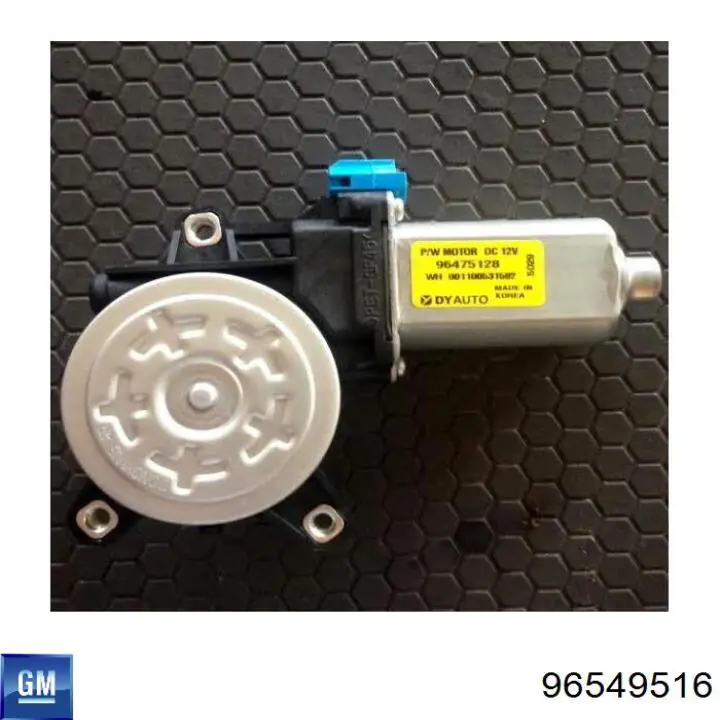 96549516 GM Motor del elevalunas eléctrico original y equivalente