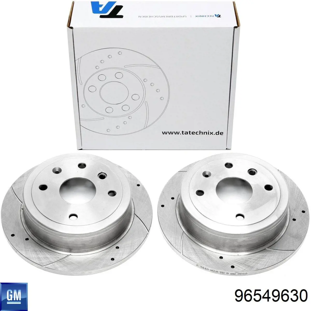 Disco do freio traseiro 96549630 General Motors