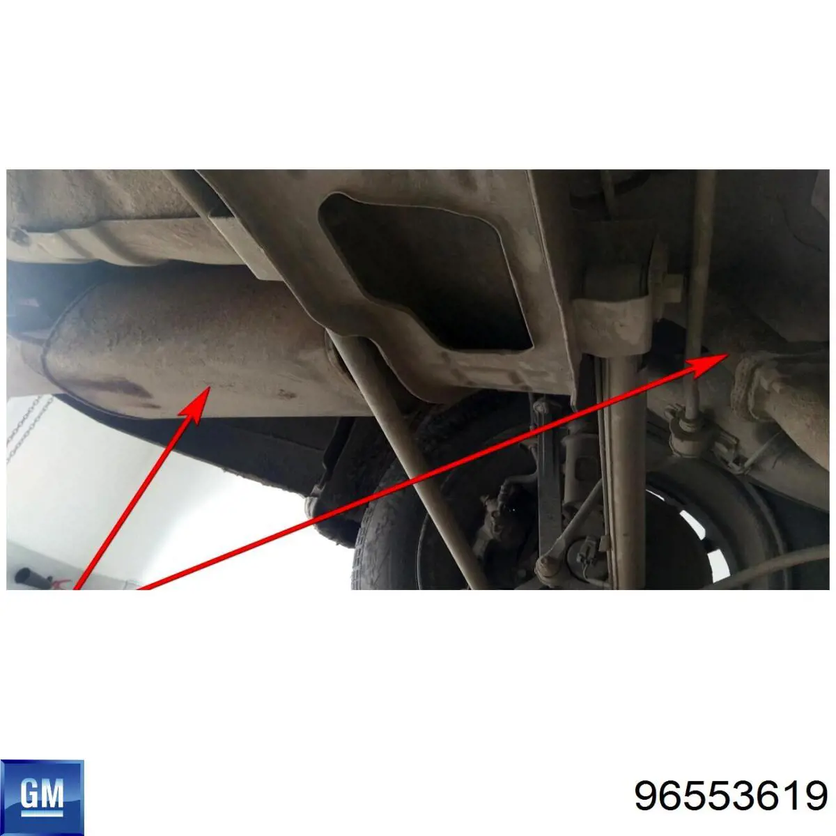 96460432 General Motors Выхлопная труба