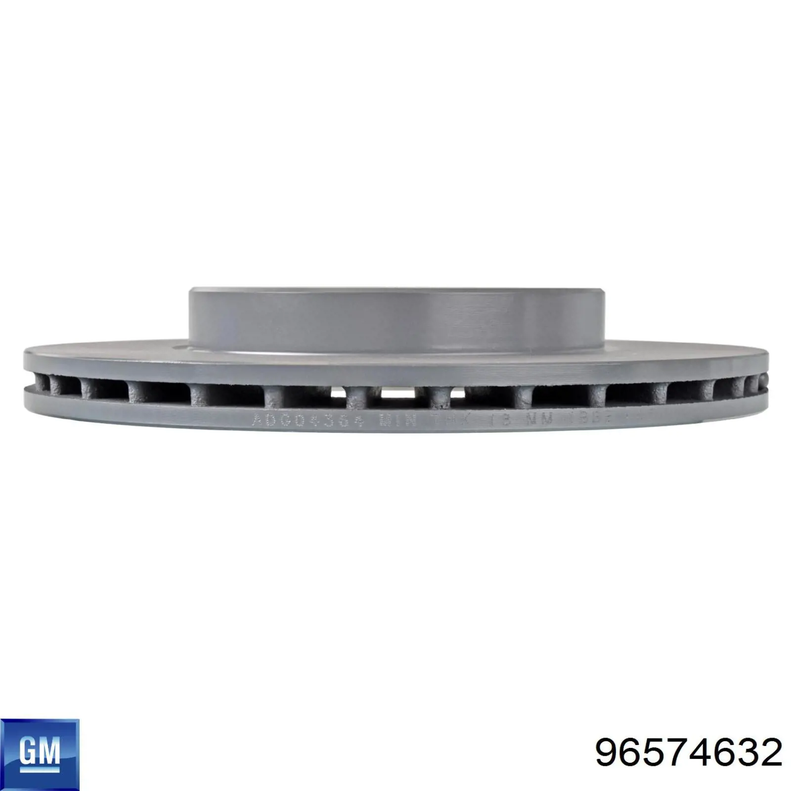 Передние тормозные диски 96574632 General Motors