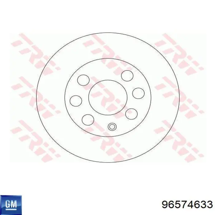 96574633 General Motors диск тормозной передний