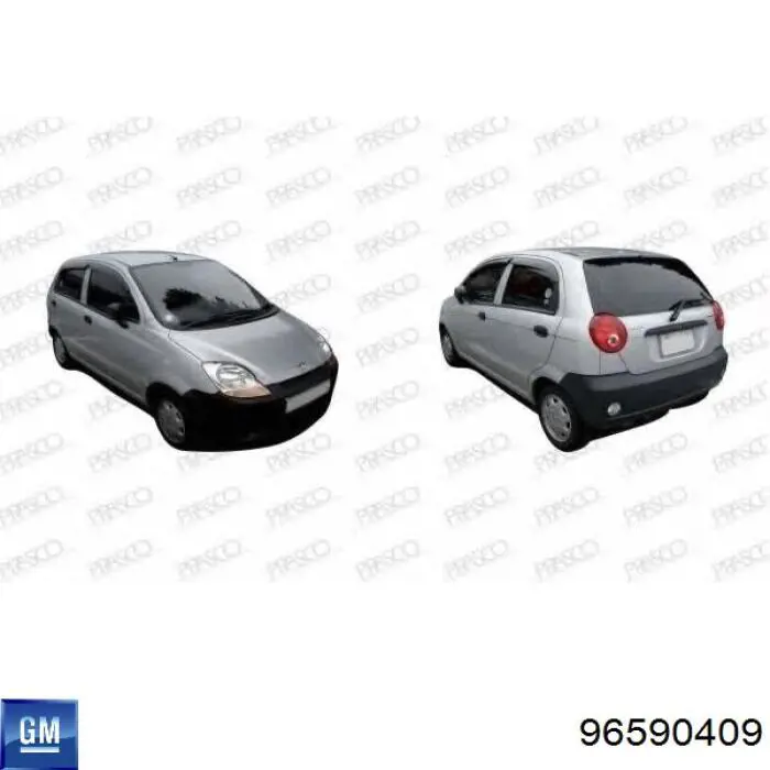 Купить 96590409 Opel Противотуманка левая