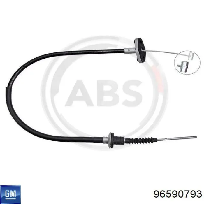 Купить 96590793 General Motors Трос сцепления