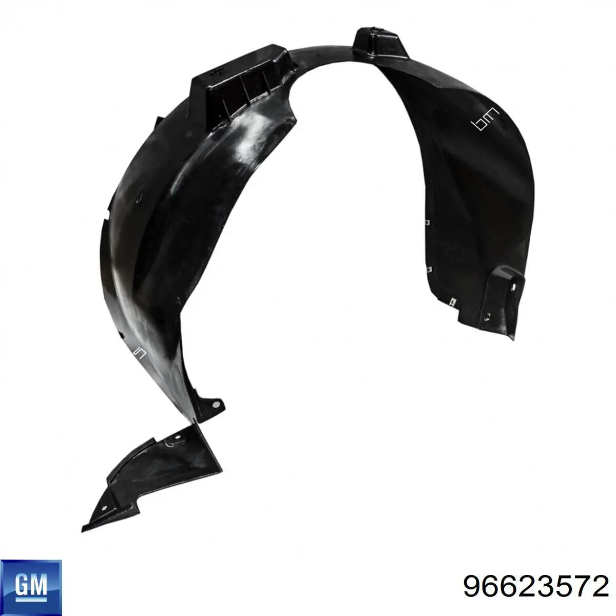 Правый подкрылок переднего крыла Chevrolet Captiva II внедорожник (C140) (2011 - 2026) цена, от 38.01 USD