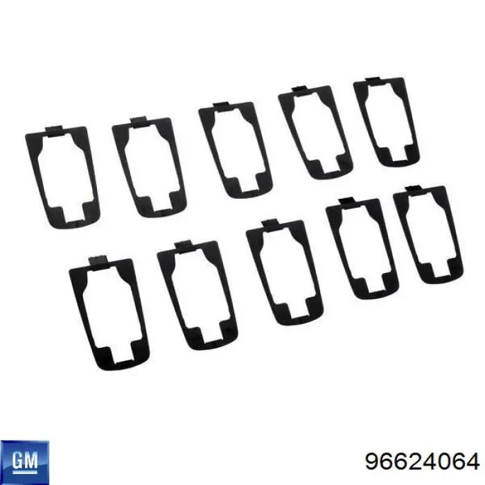 96624064 General Motors Стекло двери задней левой