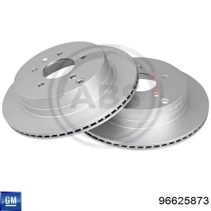 Тормозные диски 96625873 General Motors