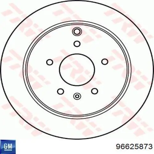 Задний дисковый тормоз General Motors 96625873
