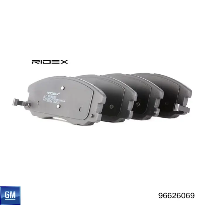 Купить 96626069 General Motors Колодки тормозные