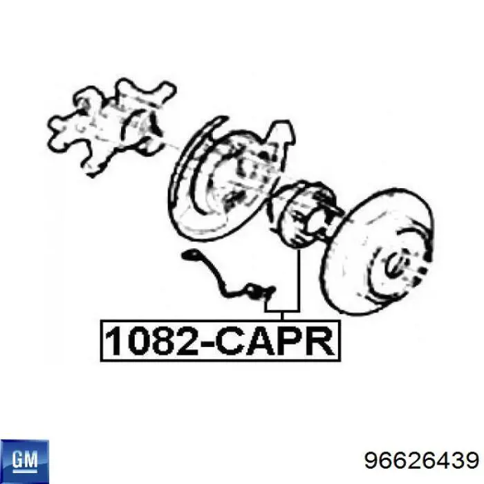 96626439 General Motors Ступица задняя