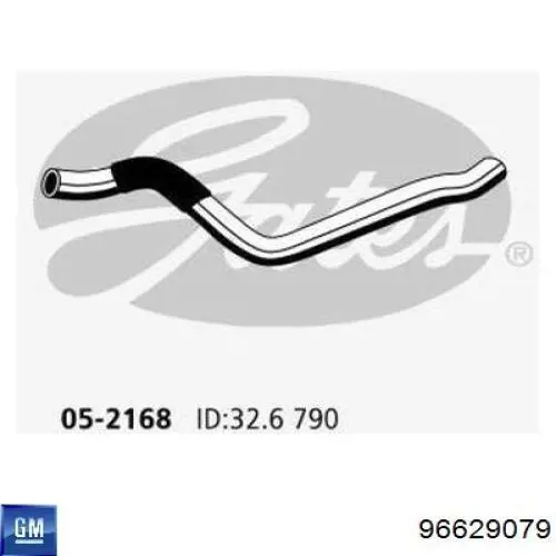 Купить 96629079 General Motors Патрубок радиатора