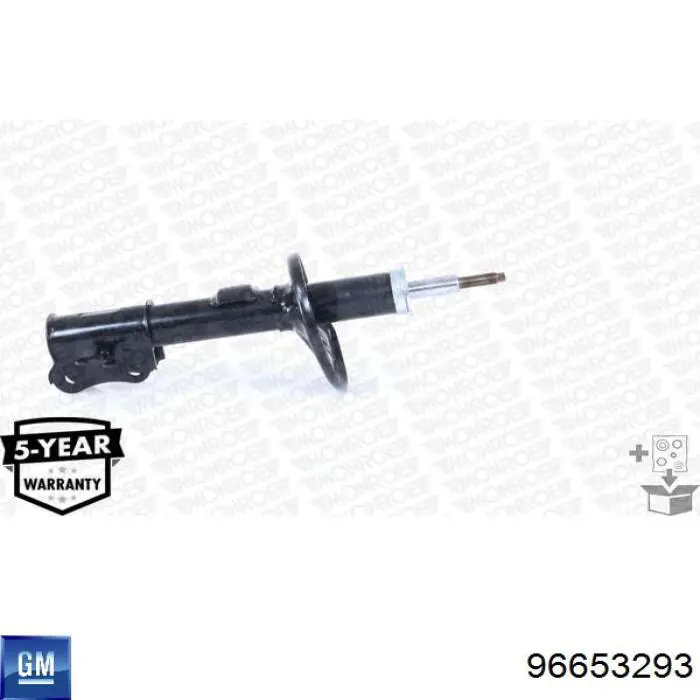 Амортизатор передней подвески левой General Motors 96653293 цена, от 29.14 USD