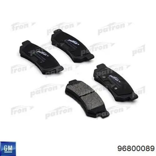 Колодки дисковые  General Motors 96800089 цена, от 11.73 USD