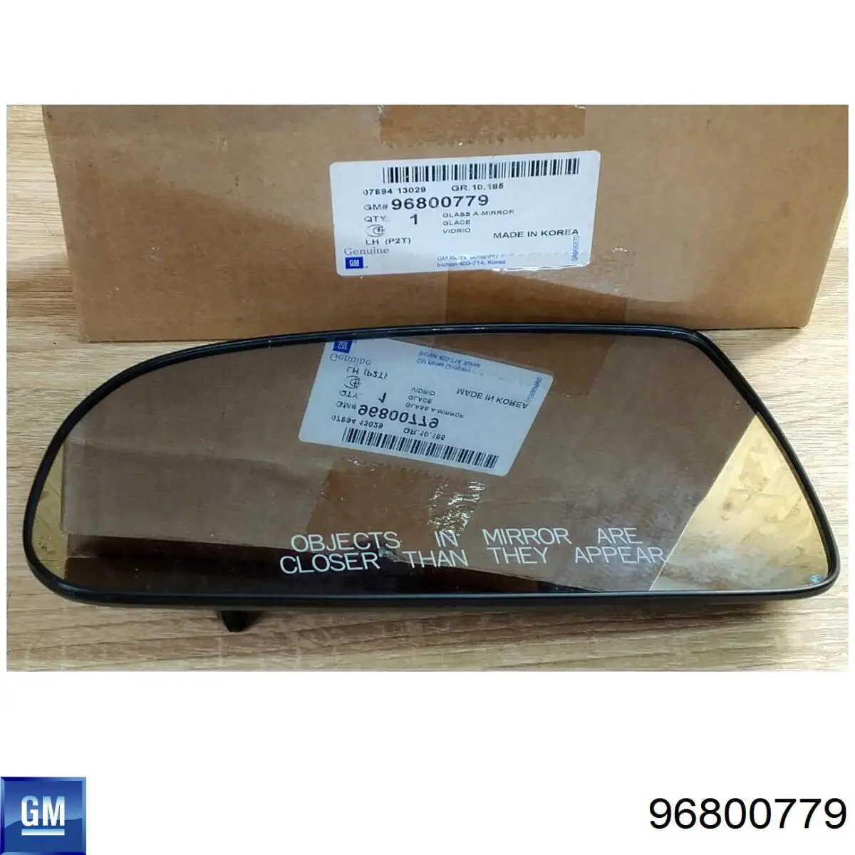 96800779 GM Cristal De Espejo Retrovisor Exterior Izquierdo original y equivalente