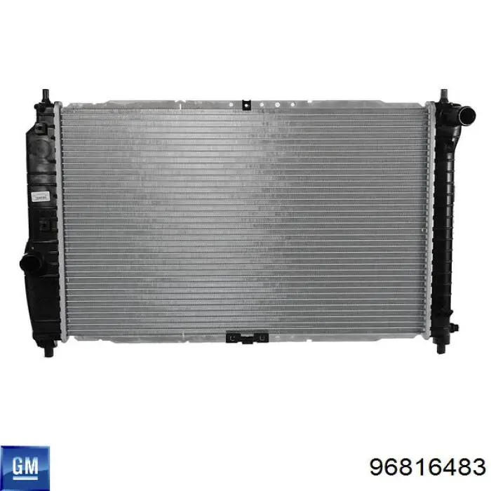 Радиатор охлаждения двигателя General Motors 96816483