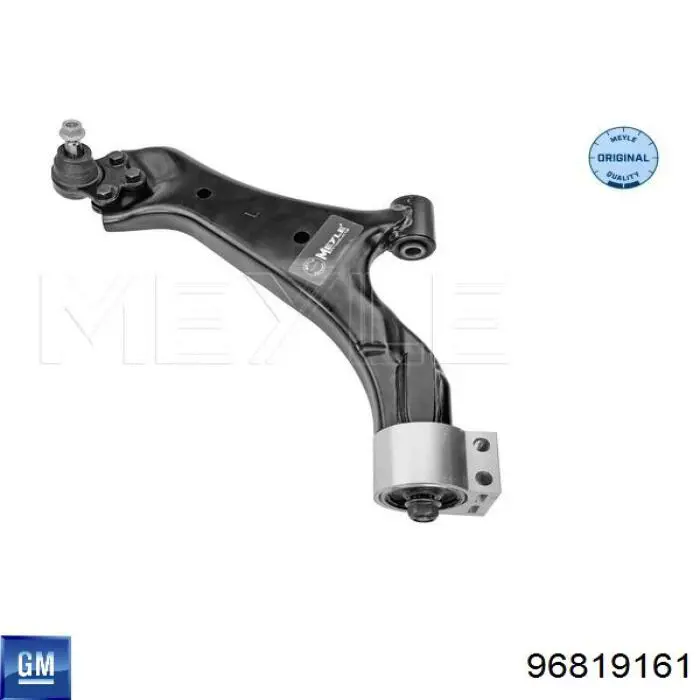 Левый рычаг передней нижней подвески General Motors 96819161 цена, от 63.07 USD