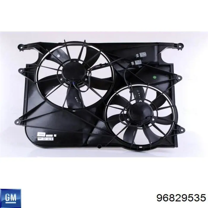 Диффузор радиатора охлаждения в сборе с крыльчаткой Polcar 556523W2