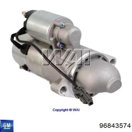 Motor de arranque 96843574 GM/Chevrolet