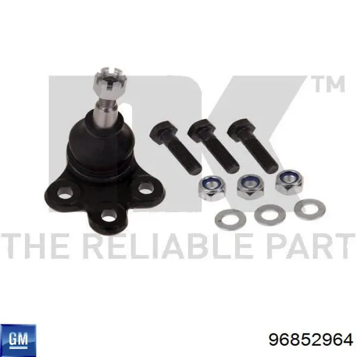 Нижняя шаровая опора 96852964 General Motors