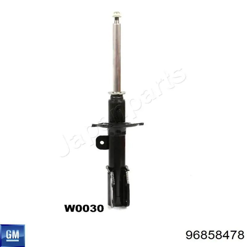 SAB835231 Open Parts amortecedor dianteiro direito