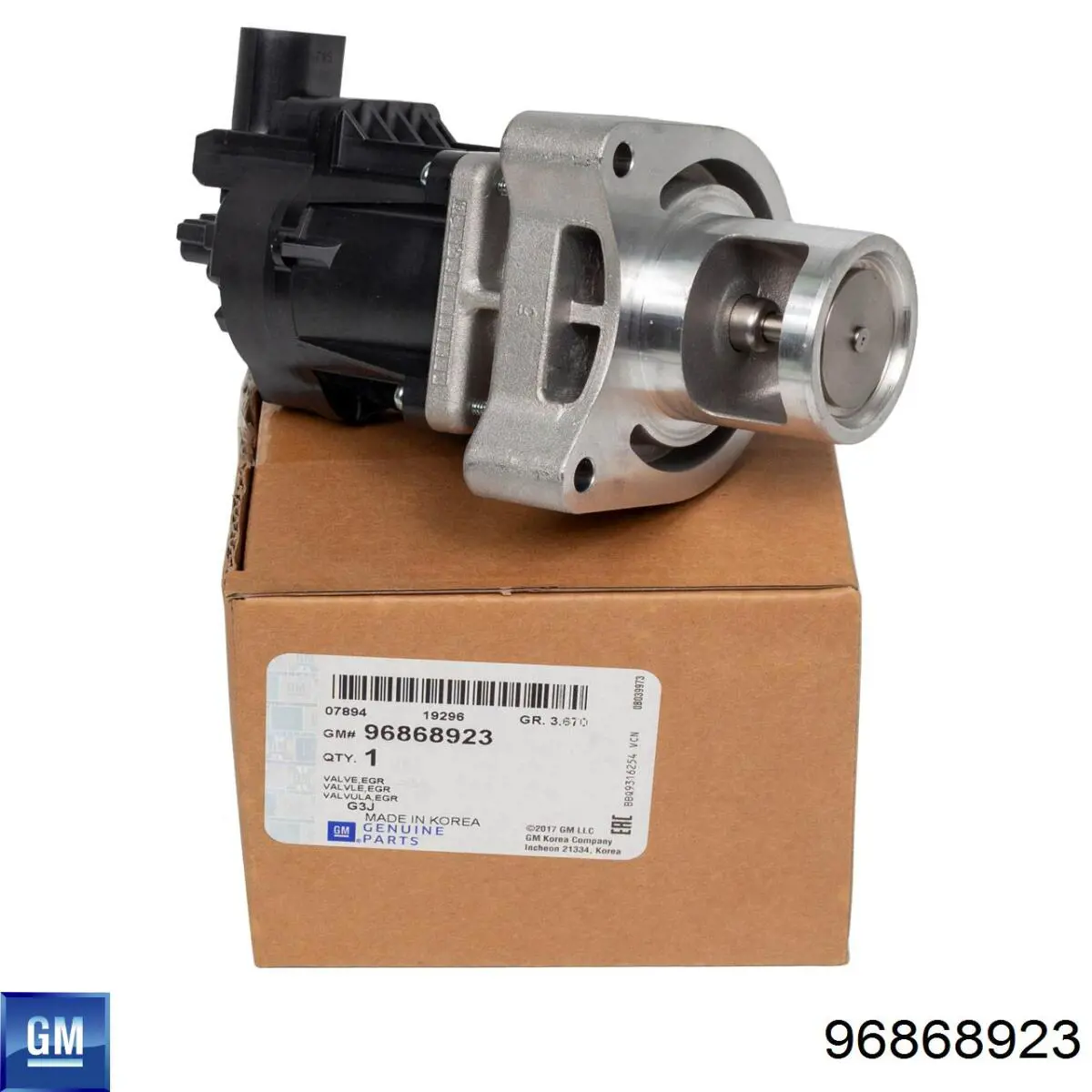 96868923 General Motors válvula egr de recirculação dos gases