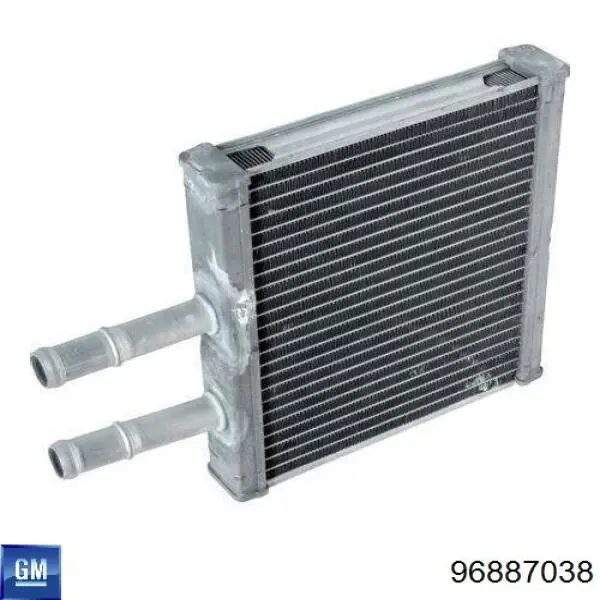 Радиатор печки (отопителя) General Motors 96887038