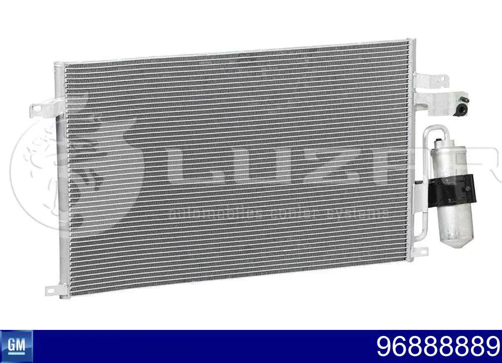 96888889 General Motors радиатор кондиционера