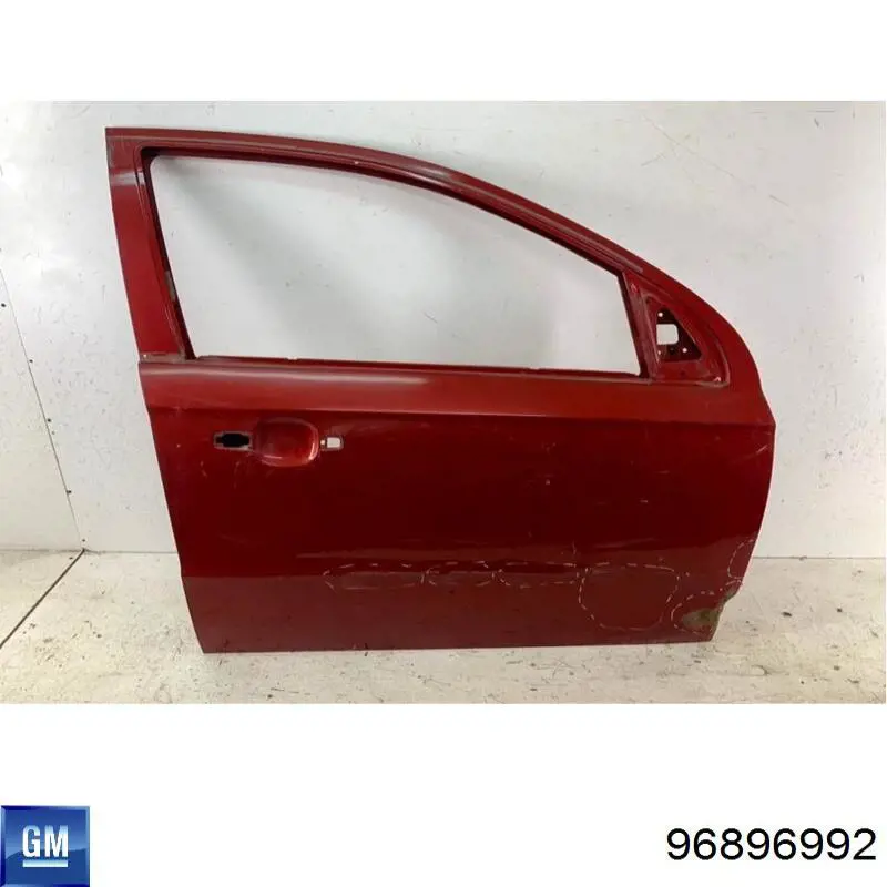 Дверь передняя правая General Motors 96896992 цена, от 169.63 USD