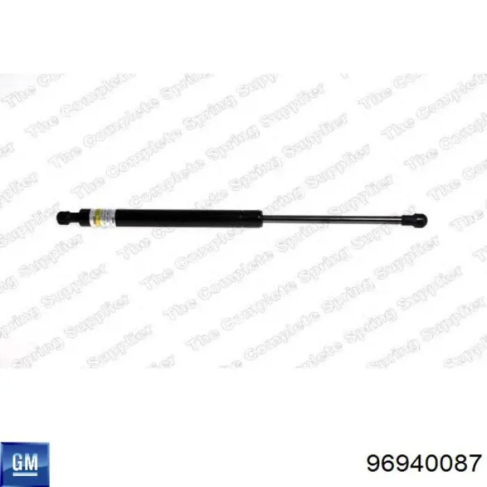 96940087 Opel amortecedor de tampa de porta-malas (de 3ª/5ª porta traseira)