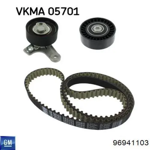 Ролик натяжителя ремня газораспределения General Motors 96941103 цена, от 47.83 USD