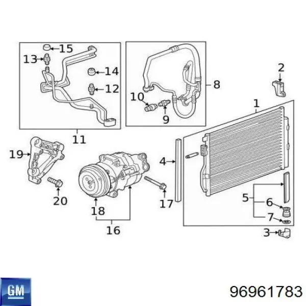 Купить 96961783 General Motors 