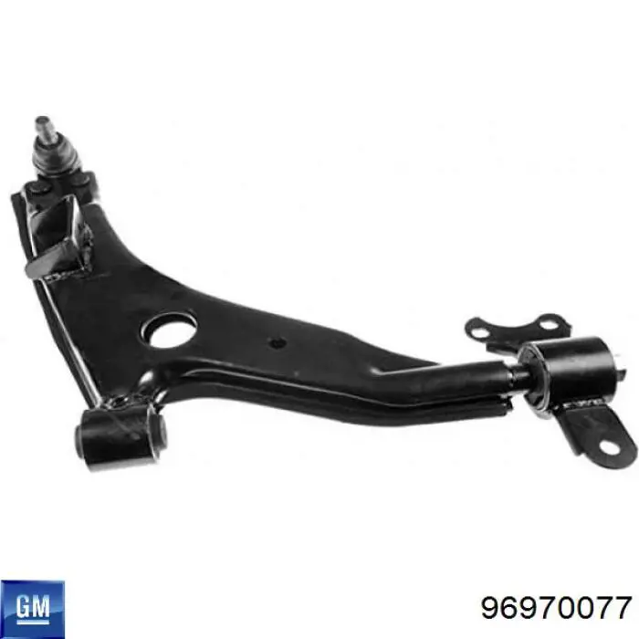 96970077 General Motors Рычаг передней подвески нижний, правый