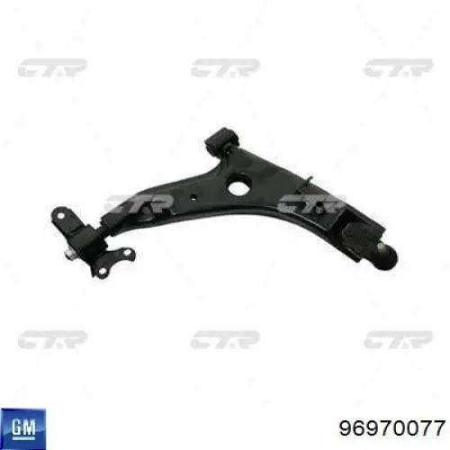 Правый рычаг передней нижней подвески General Motors 96970077 цена, от 32.03 USD