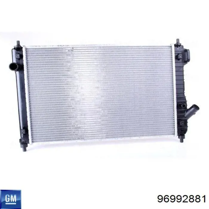 96992881 General Motors radiador de esfriamento de motor