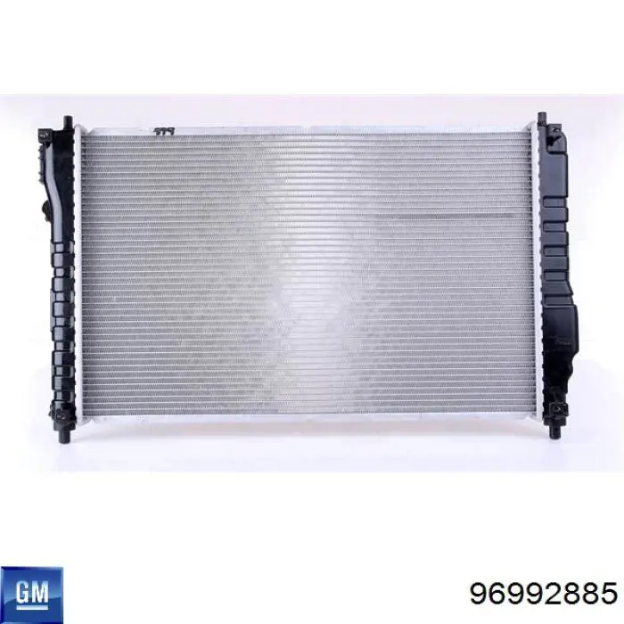 96992885 General Motors radiador de esfriamento de motor