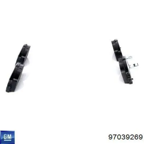 Колодки дисковые  General Motors 97039269 цена, от 14.95 USD
