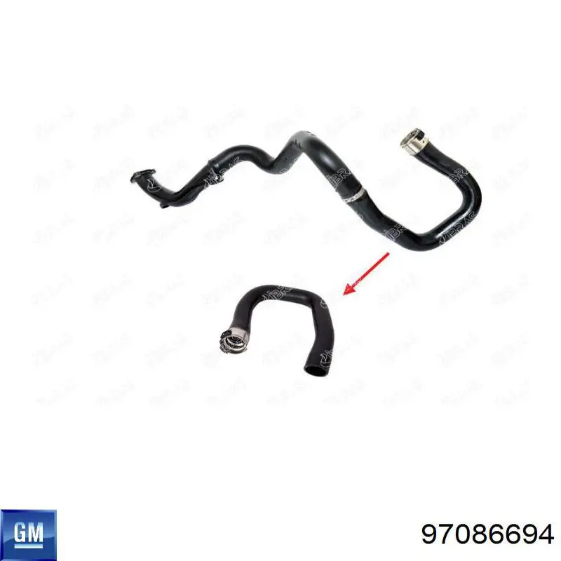 Шланг радиатора, нижний Metalcaucho 08996 цена, от 10.97 USD