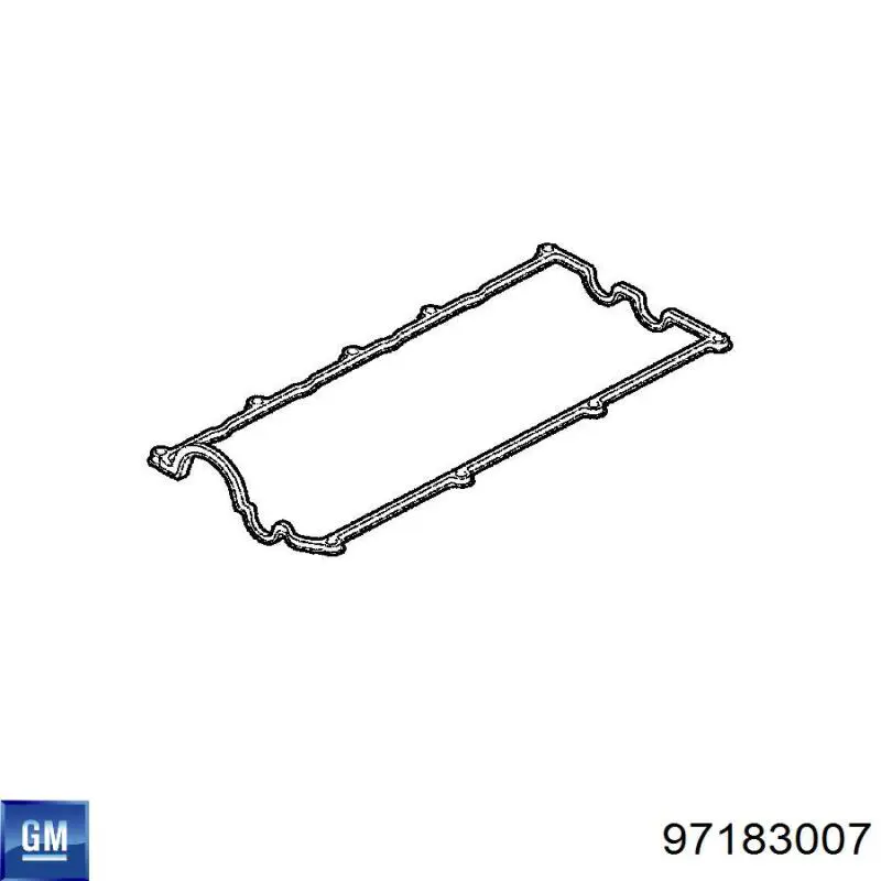 Прокладка крышки двигателя General Motors 97183007 цена, от 11.11 USD