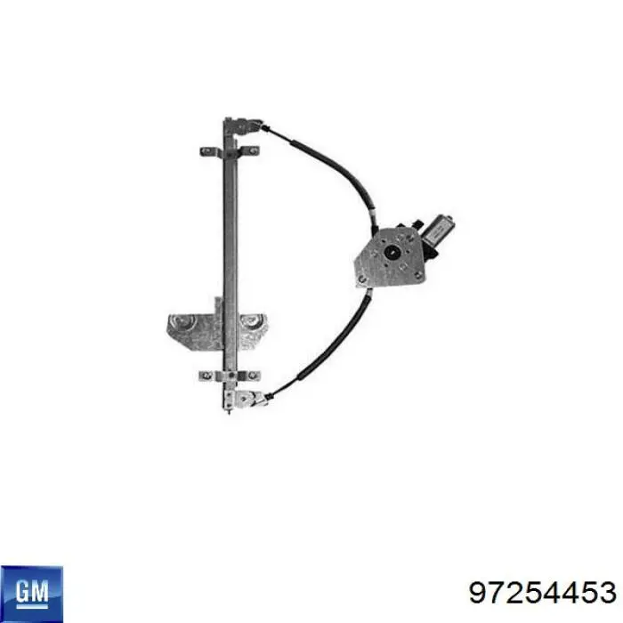 Механизм стеклоподъемника двери передней левой 1620011780 Peugeot/Citroen