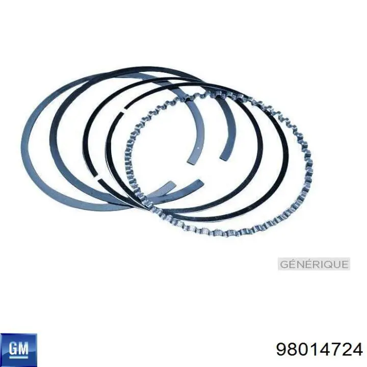 Комплект поршневых колец на 1 цилиндр, стандарт FR10350700 Freccia