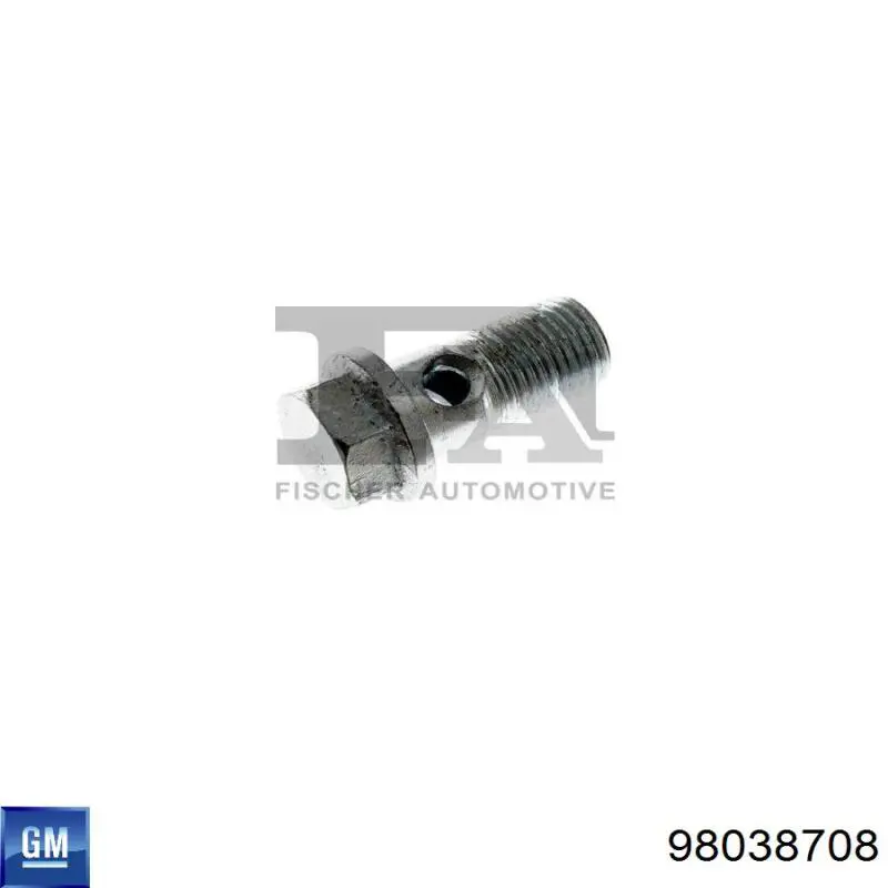 98038708 General Motors Болт трубки турбины подачи масла