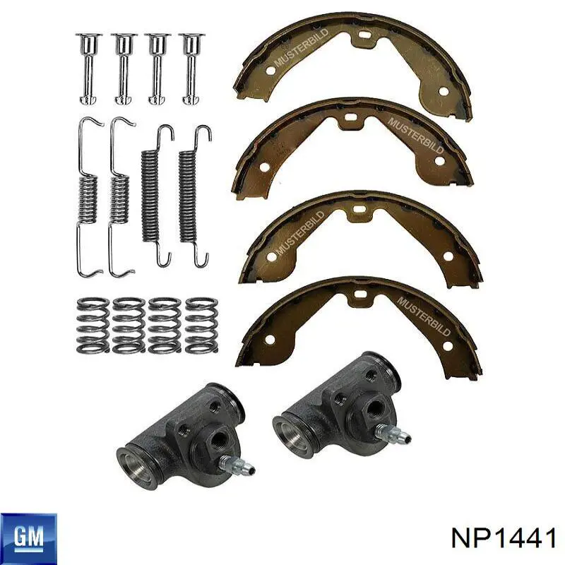 Купить NP1441 General Motors Задние барабанные тормозные колодки