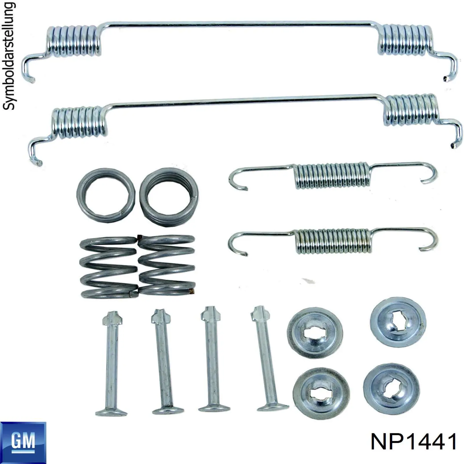 Барабанные колодки General Motors NP1441