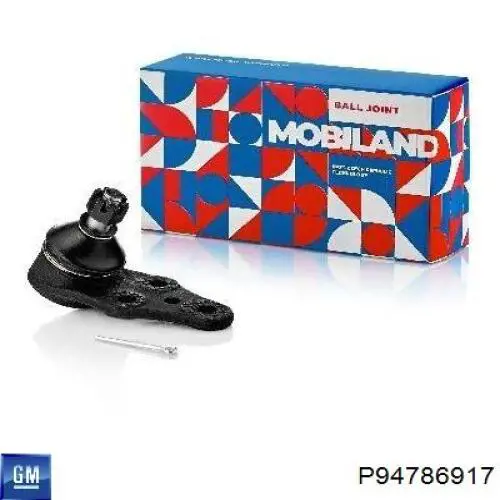 Купить P94786917 General Motors Нижняя шаровая опора